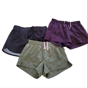 Old Navy Girls Go Dry Running Shorts Size Medium Lot Of 3 Athletic Active